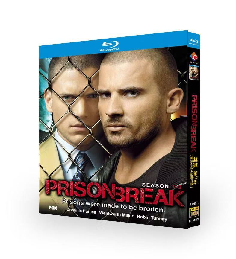 海外ドラマ『プリズン・ブレイク』シーズン1-2 ブルーレイ Blu-ray-BOX 日本語吹替