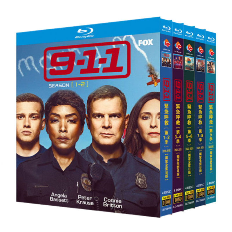 日本語吹替あり 9-1-1: LA救命最前線 シーズン1~9 9作品セット DVD Blu-ray BOX