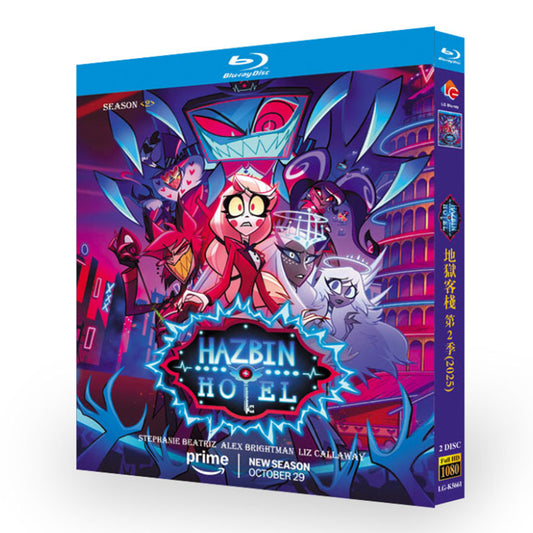 日本語吹替ありアニメ『ハズビン・ホテル』シーズン2 ブルーレイ Blu-ray-BOX