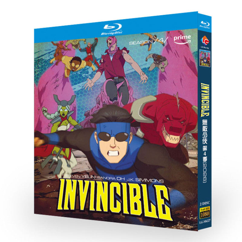 日本語吹替あり インビンシブル ~無敵のヒーロー~ シーズン4 DVD Blu-ray BOX