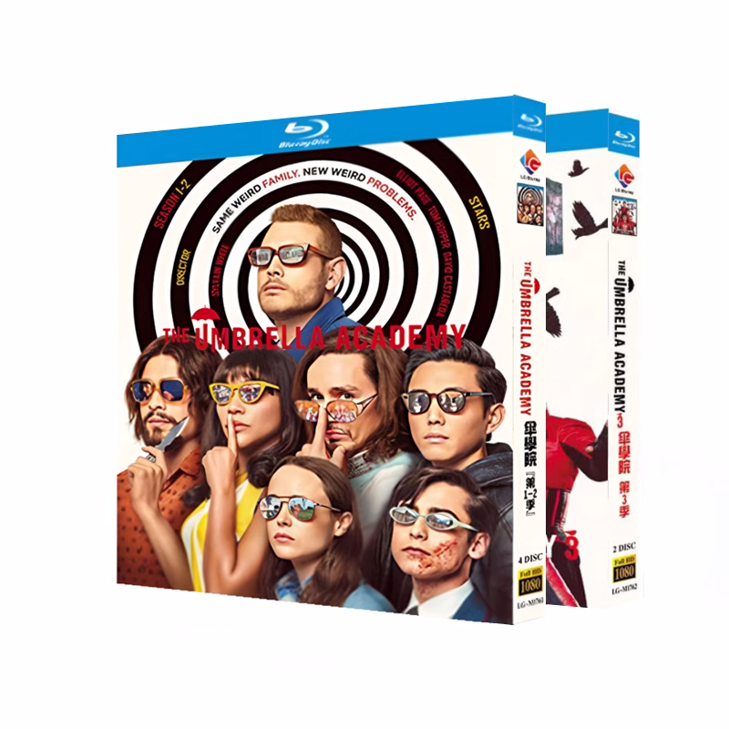 海外ドラマ「アンブレラ・アカデミー」シーズン123 日本語吹替あり DVD ブルーレイ Blu-ray