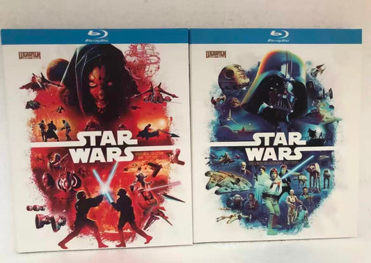 日本語吹替あり スター・ウォーズ シリーズ16本まとめ ブルーレイ Blu-ray BOX