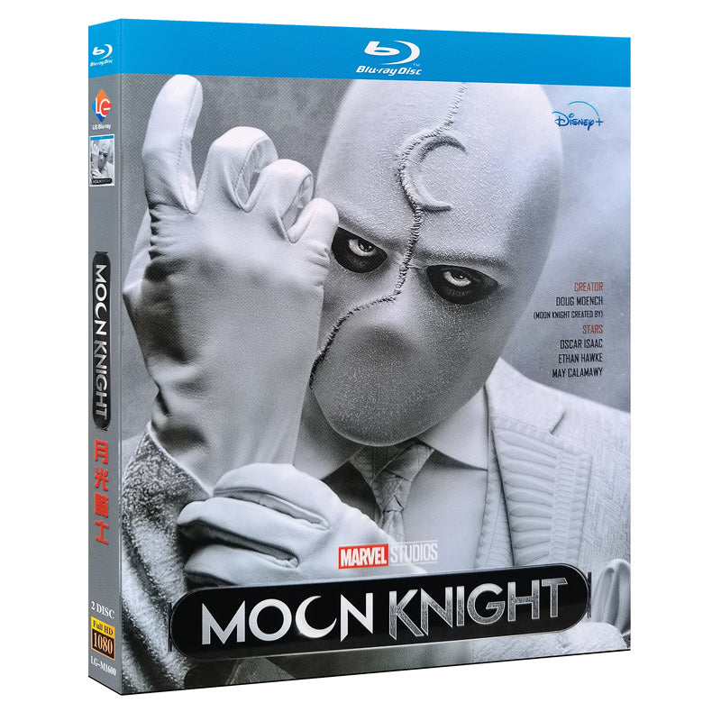 海外ドラマ「ムーンナイト」ブルーレイ　Blu-ray　日本語吹替あり オスカー・アイザック、イーサン・ホーク 全話 海外盤 ワールドTV