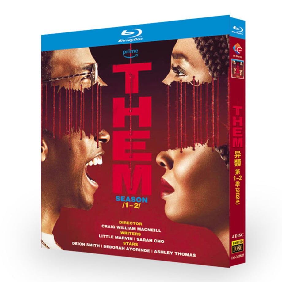 海外ドラマ『ゼム』ブルーレイ Blu-ray デボラ・アリヨンデ、アシュレイ・トーマス 全話 2シーズン作品 ワールドTV
