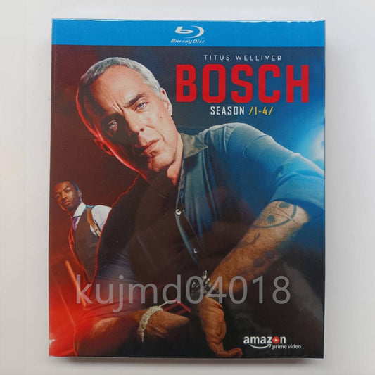 海外ドラマ「BOSCH/ボッシュ」シーズン1-4 Blu-ray ブルーレイ　日本語吹替えあり イタス・ウェリヴァー、ジェイミー・ヘクター、高画質 全話 海外盤 ワールドTV