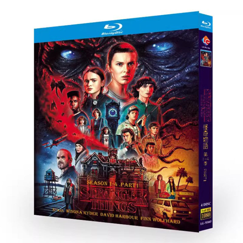 海外ドラマ『ストレンジャー・シングス 未知の世界』ブルーレイ Blu-ray-BOX　4作セット　日本語字幕