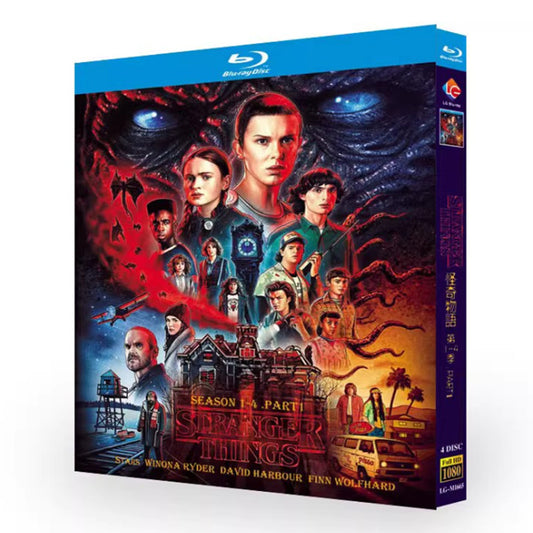 海外ドラマ『ストレンジャー・シングス 未知の世界』ブルーレイ Blu-ray-BOX　4作セット　日本語字幕