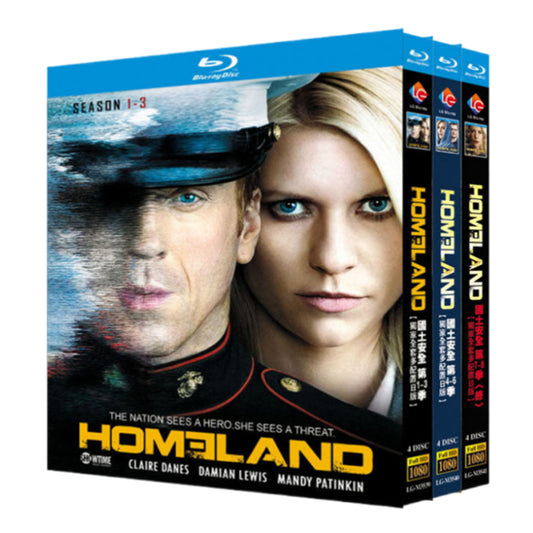 海外ドラマ『ホームランド』Homeland 8作 DVD ブルーレイ Blu-ray-BOX 日本語吹替