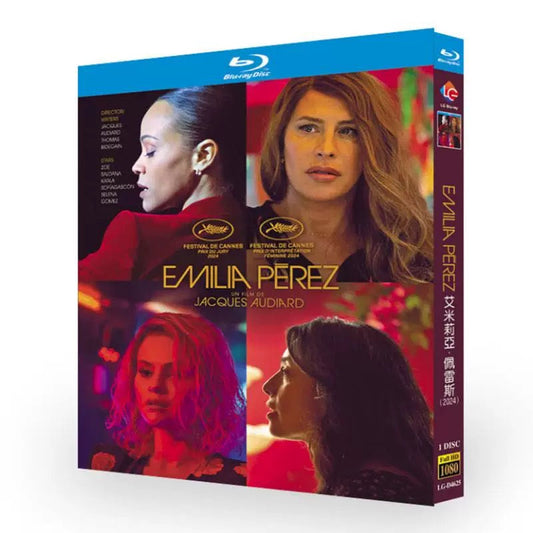 日本語字幕洋画「エミリア・ペレス」Emilia Perez ブルーレイ Blu-ray BOX 高画質 正規品 ワールドTV