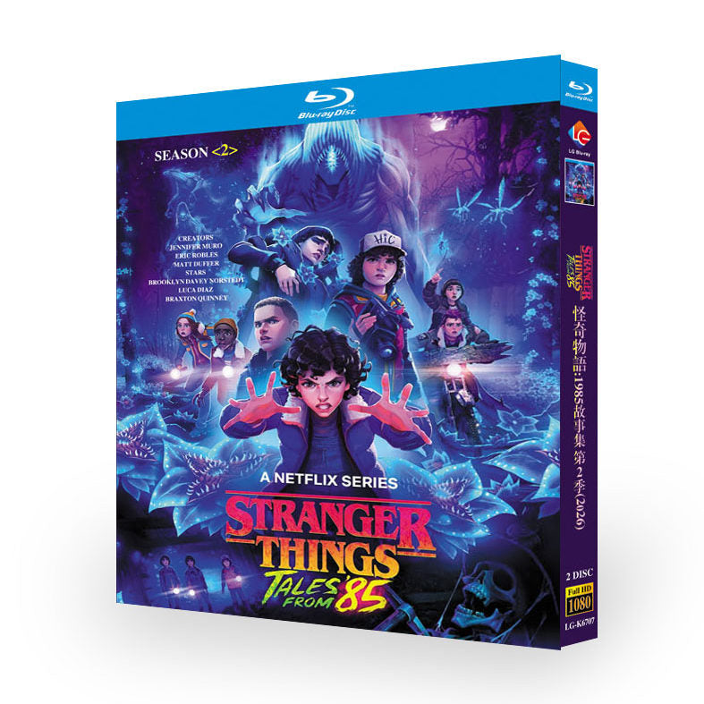 日本語吹替ありアニメ『ストレンジャー・シングス: 1985年の冒険』シーズン2 DVD Blu-ray BOX