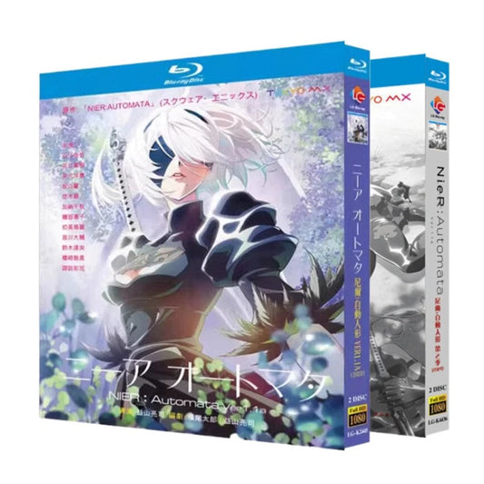 アニメ「ニーア オートマタ Vol.1+2」 DVD ブルーレイ Blu-ray 高画質 海外正規品 ワールドTVブルーレイ専門店