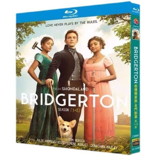 日本語吹替あり海外ドラマ「ブリジャートン家」シーズン1+2 ブルーレイ Blu-ray アッジョア・アンドー、ジュリー・アンドリュース 全話 海外盤 ワールドTV