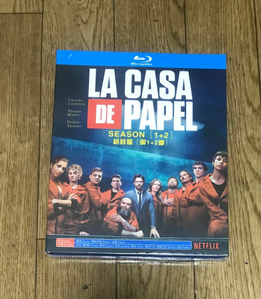 海外ドラマ「ペーパー・ハウス」 Blu-ray ブルーレイ　日本語字幕あり　ウルスラ・コルベロ、アルバロ・モルテ、高画質 全話 海外盤 ワールドTV