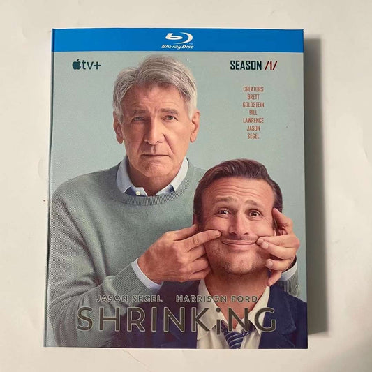 海外ドラマ「シュリンキング：悩めるセラピスト」 Blu-ray ブルーレイ ハリソン・フォード、ジェイソン・シーゲル、日本語字幕あり　高画質 全話 海外盤 ワールドTV