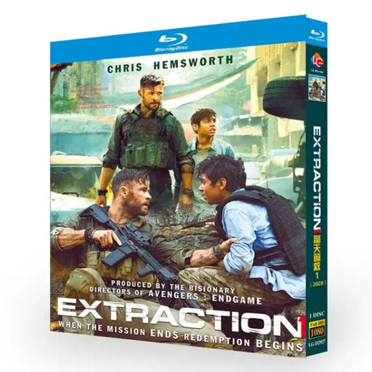 日本語吹替あり洋画「タイラー・レイク －命の奪還－」ブルーレイ Blu-ray クリス・ヘムズワース、デヴィッド・ハーバー、高画質 海外盤 ワールドTV