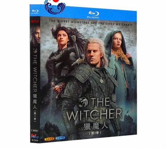海外ドラマ「ウィッチャー シーズン1」ブルーレイ Blu-ray The Witcher Season 1 日本語吹替あり　ヘンリー・カヴィル 全話 海外盤 ワールドTV