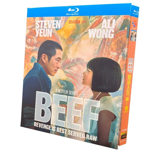 海外ドラマ「BEEF/ビーフ ～逆上～」 Blu-ray ブルーレイ　日本語字幕あり スティーヴン・ユァン、アリ・ウォン、ジョセフ・リー、高画質 全話 海外盤 ワールドTV