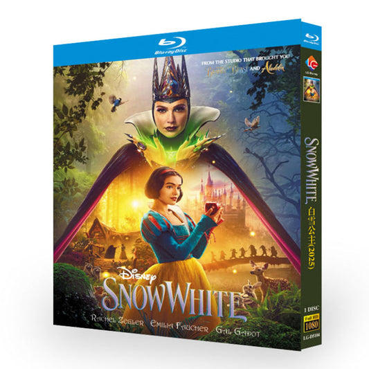 日本語吹替 実写映画『白雪姫』ブルーレイ Blu-ray BOX  高画質 正規品 ワールドTV