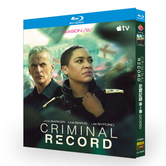 日本語字幕 クリミナル・レコード シーズン2 DVD Blu-ray BOX