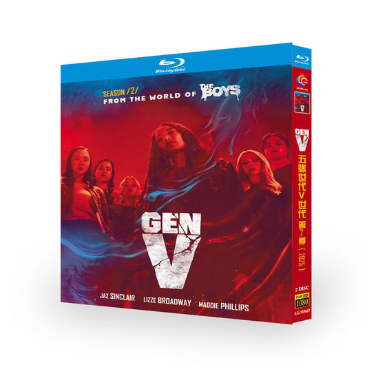 日本語吹替あり海外ドラマ『ジェン・ブイ~Gen V~』ブルーレイ Blu-ray-BOX　