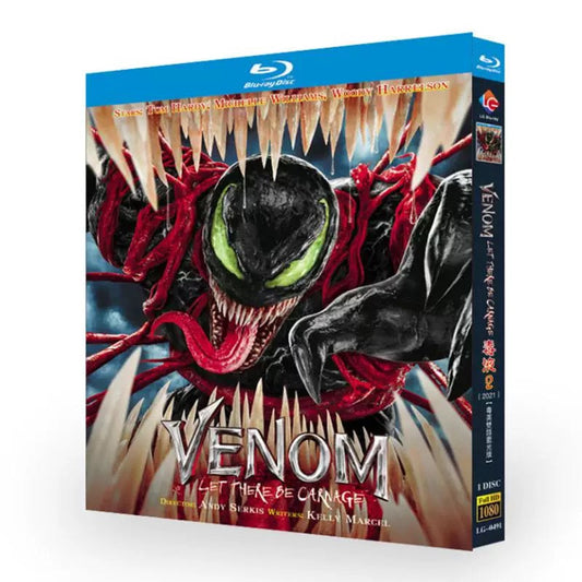 日本語字幕洋画「ヴェノム：レット・ゼア・ビー・カーネイジ」ブルーレイ Blu-ray BOX 高画質 正規品 ワールドTV