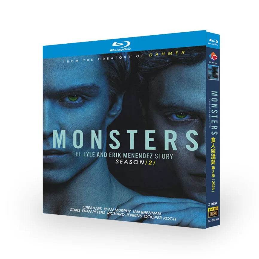 日本語吹替版海外ドラマ「モンスターズ: メネンデス兄弟の物語」 DVD ブルーレイ Blu-ray 高画質 全話収録 ワールドTVブルーレイ専門店