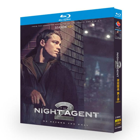 日本語吹替あり海外ドラマ「ナイト・エージェント2」シーズン2 Blu-ray ブルーレイ ガブリエル・バッソ、ルシアン・ブキャナン、ホン・チャウ 全話 ワールドTVブルーレイ専門店