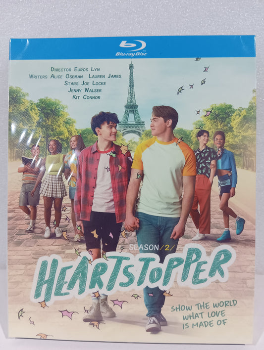 海外ドラマ「HEARTSTOPPER ハートストッパー2」シーズン2 ブルーレイ　Blu-ray 日本語吹替あり　キット・コナー、ジョー・ロック 全話 海外盤 ワールドTV