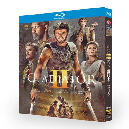 日本語吹替洋画「グラディエーターII 英雄を呼ぶ声」ブルーレイ Blu-ray BOX 高画質 正規品 ワールドTV