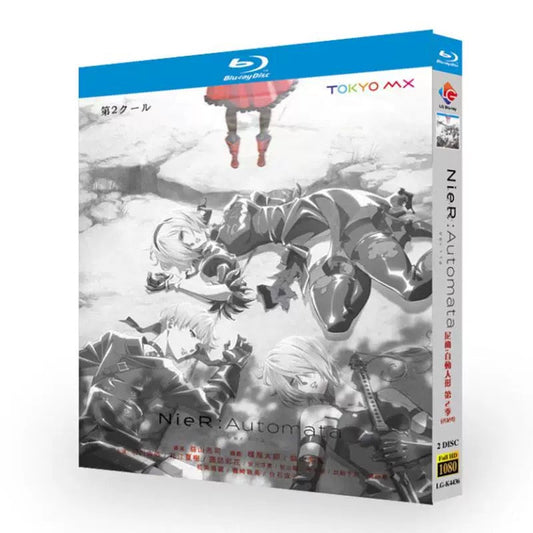 アニメ「ニーア オートマタ Vol.2」 DVD ブルーレイ Blu-ray 高画質 海外正規品 ワールドTVブルーレイ専門店