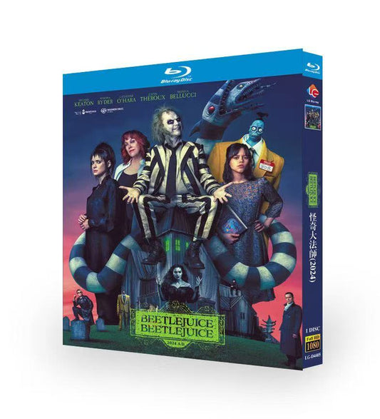 日本語字幕洋画「ビートルジュース ビートルジュース」ブルーレイ Blu-ray BOX  高画質 正規品 ワールドTV