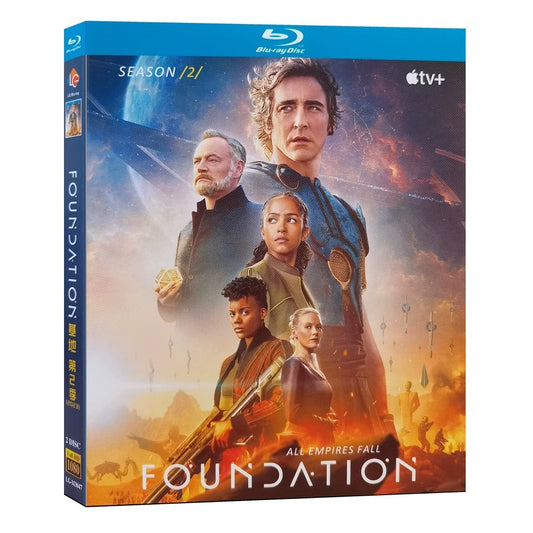 海外ドラマ「ファウンデーション2」 Blu-ray ブルーレイ　SFテレビドラマ ジャレッド・ハリス、リー・ペイス、日本語字幕あり　高画質 全話 海外盤 ワールドTV