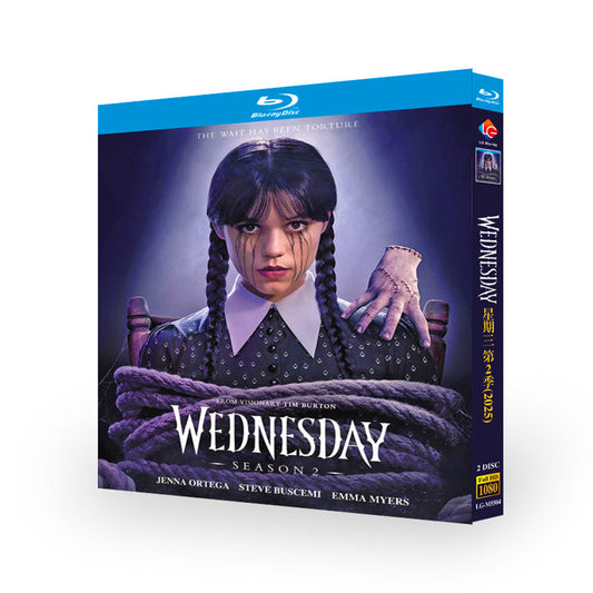 日本語吹替海外ドラマ『ウェンズデー2』シーズン２ ブルーレイ Blu-ray-BOX　日本語字幕