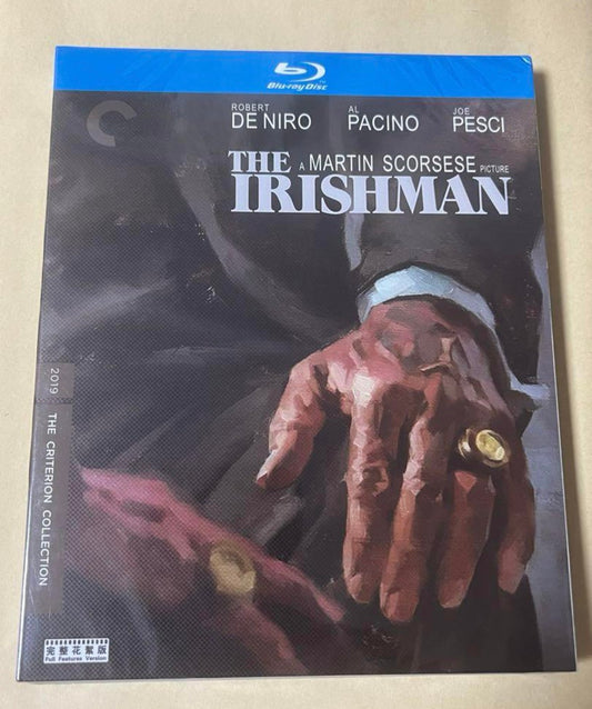 海外映画「アイリッシュマン」Blu-ray ブルーレイ　ロバート・デ・ニーロ、アル・パチーノ、ジョー・ペシ 日本語字幕あり　全話 海外盤 ワールドTV