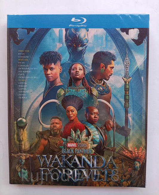 日本語吹替えあり海外映画「ブラックパンサー/ワカンダ・フォーエバー」 ブルーレイ Blu-ray レティーシャ・ライト、ルピタ・ニョンゴ、高画質 全話 海外盤 ワールドTV