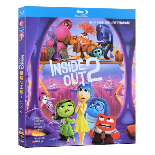 日本語吹替「インサイド・ヘッド2」ブルーレイ DVD Blu-ray 高画質 正規品 ワールドTVブルーレイ専門店