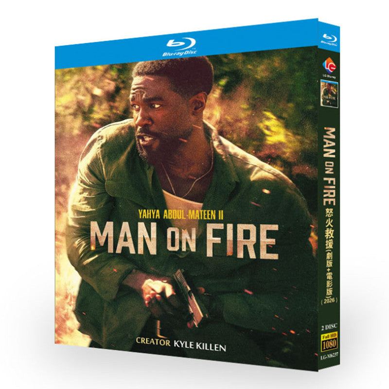 日本語吹替 マン・オン・ファイア DVD Blu-ray BOX