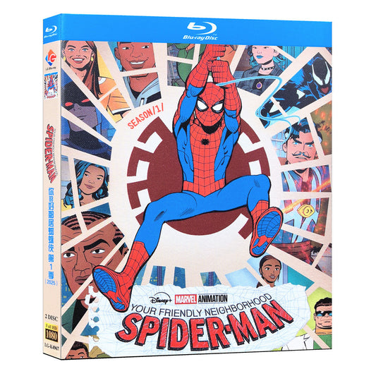 日本語吹替あり「スパイダーマン:フレンドリー・ネイバーフッド」Blu-ray BOX 高画質 海外正規品 ワールドTVブルーレイ専門店