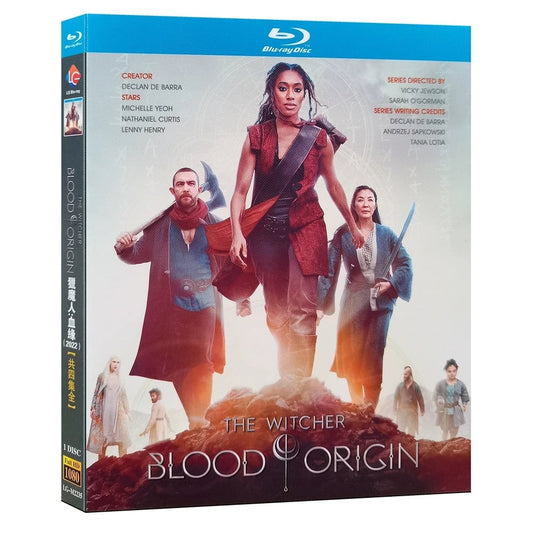 海外ドラマ「ウィッチャー 血の起源」 Blu-ray ブルーレイ ソフィア・ブラウン、ローレンス・オファラン、ミシェル・ヨー、日本語吹替えあり　高画質 全話 海外盤 ワールドTV