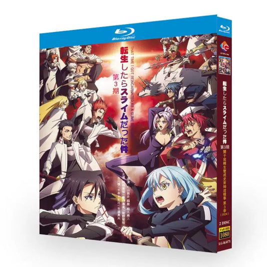 アニメ「転生したらスライムだった件3」 DVD ブルーレイ Blu-ray 高画質 海外正規品 ワールドTVブルーレイ専門店