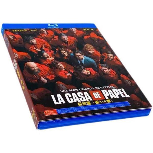 海外ドラマ「ペーパー・ハウス」シーズン3+4 ブルーレイ Blu-ray 日本語字幕あり ウルスラ・コルベロ アルバロ・モルテ 全話 海外盤 ワールドTV