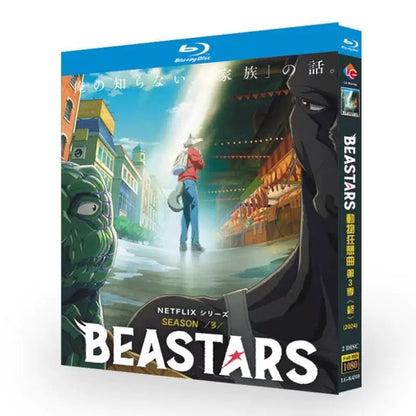 アニメ「ビースターズ」シーズン1+2+3 DVD ブルーレイ 高画質 ワールドTV