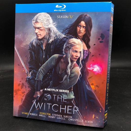 海外ドラマ「ウィッチャー3」 シーズン3 Blu-ray ヘンリー・カヴィル、アーニャ・シャロトラ、日本語吹替えあり　フレイヤ・アーラン、高画質 全話 海外盤 ワールドTV