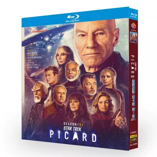 海外ドラマ「スター・トレック：ピカード」シーズン3 Blu-ray ブルーレイ　日本語吹替えあり　パトリック・スチュワート、高画質 全話 海外盤 ワールドTV