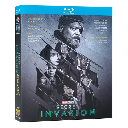 日本語吹替えあり海外ドラマ「シークレット・インベージョン」 ブルーレイ Blu-ray 洋画 サミュエル・L・ジャクソン、ベン・メンデルソーン、高画質 全話 海外盤 ワールドTV