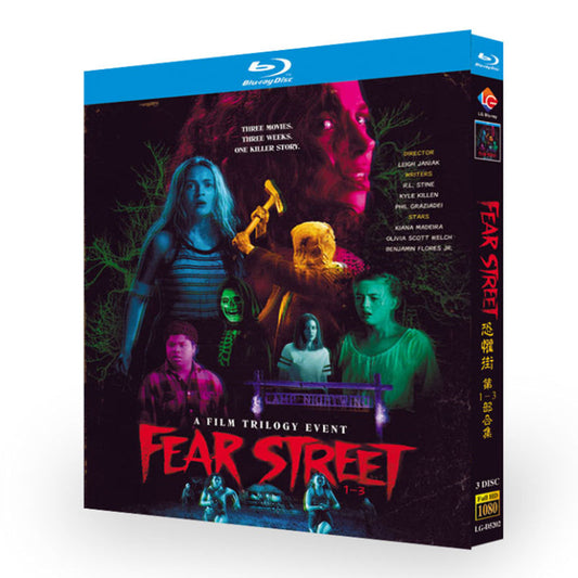 日本語吹替 洋画『フィアー・ストリート Part 1+2+3』ブルーレイ Blu-ray BOX  高画質 正規品 ワールドTV