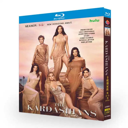 リアリティ番組「カーダシアン家のセレブな日常」シーズン4+5 日本語字幕あり DVD ブルーレイ Blu-ray 海外盤　高画質 ワールドTVブルーレイ専門店