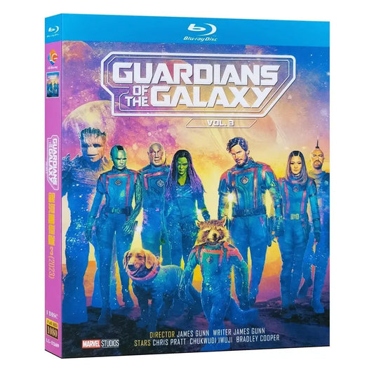 日本語字幕あり洋画「ガーディアンズ・オブ・ギャラクシー3」 ブルーレイ　Blu-ray クリス・プラット、ゾーイ・サルダナ、全話 海外盤 ワールドTV