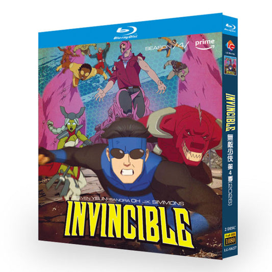日本語吹替あり インビンシブル ～無敵のヒーロー～ シーズン4 DVD Blu-ray BOX