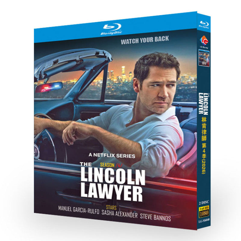 日本語吹替海外ドラマ「リンカーン弁護士」シーズン4 DVD ブルーレイ Blu-ray BOX